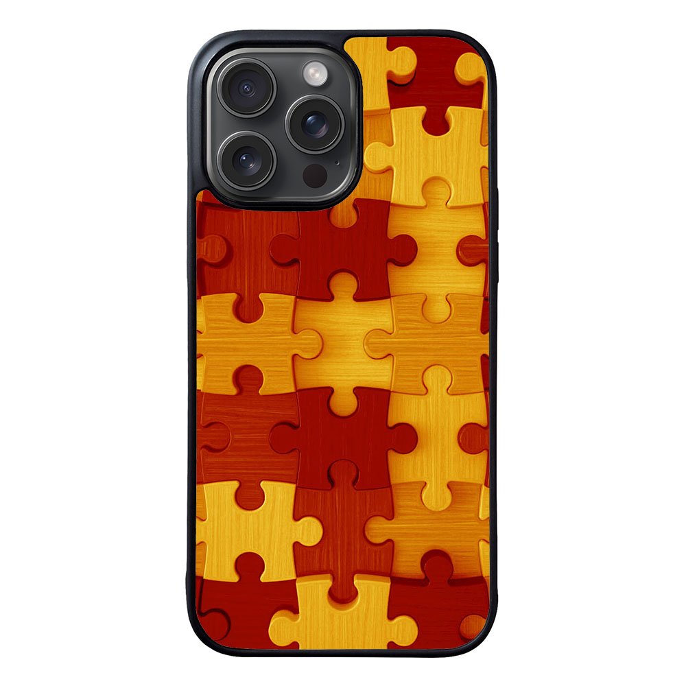 RED WOOD PUZZLE VL00482 iPhone 16 Pro Max Case Cover