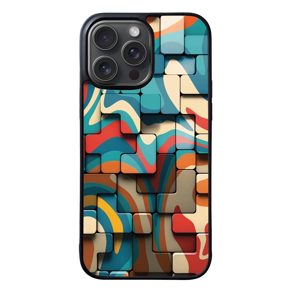 Wood Puzzle abstract VL0235 iPhone 16 Pro Max Case Cover