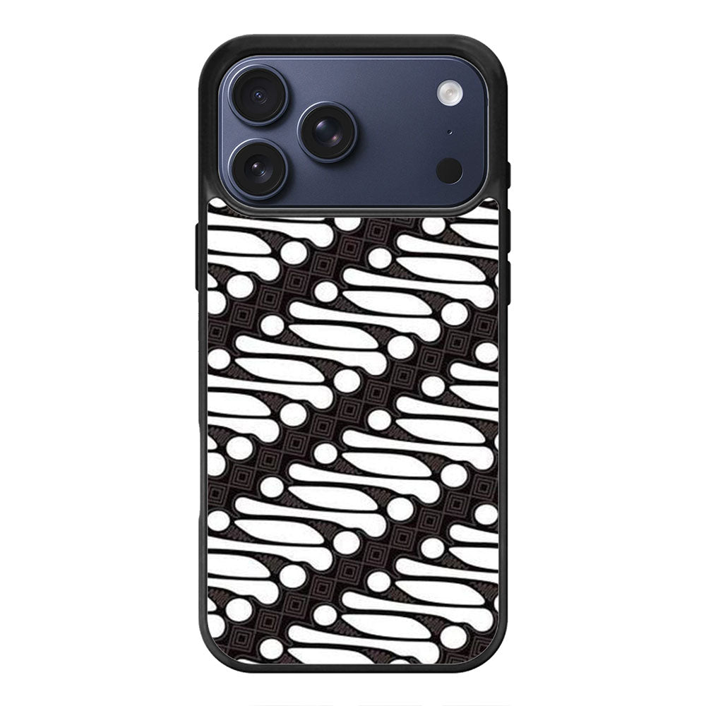 Retro Geometric Pattern iPhone 17 Pro Max Case Cover