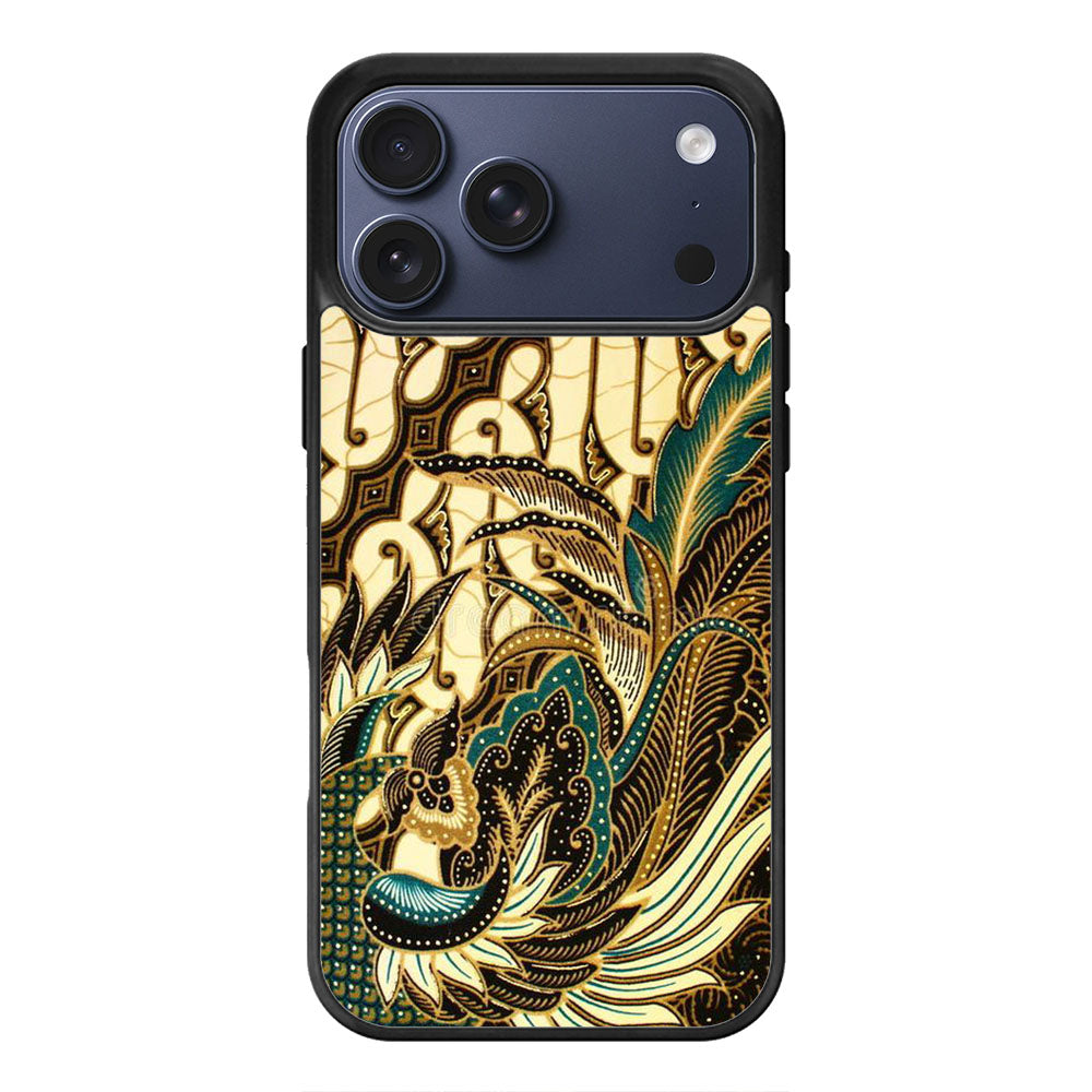 Javanese Batik Bird iPhone 17 Pro Max Case Cover