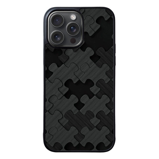 BLACK WOOD PUZZLE VL00481 iPhone 16 Pro Max Case Cover