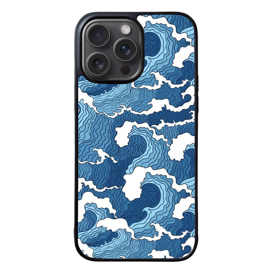 Wave blue art VL0201 iPhone 16 Pro Max Case Cover