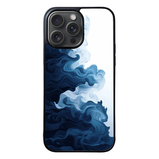 Modern wave blue VL0202 iPhone 16 Pro Max Case Cover