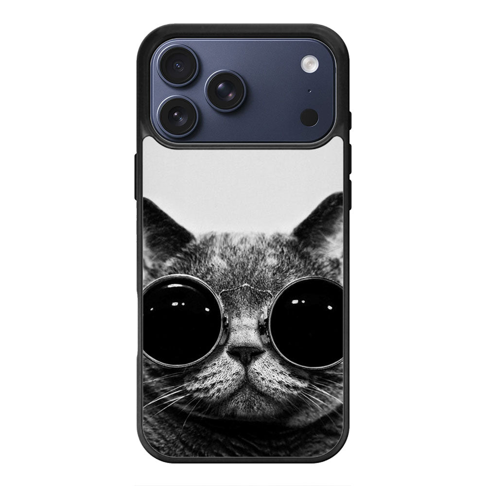 Cool Cat Minimalist iPhone 17 Pro Max Case Cover