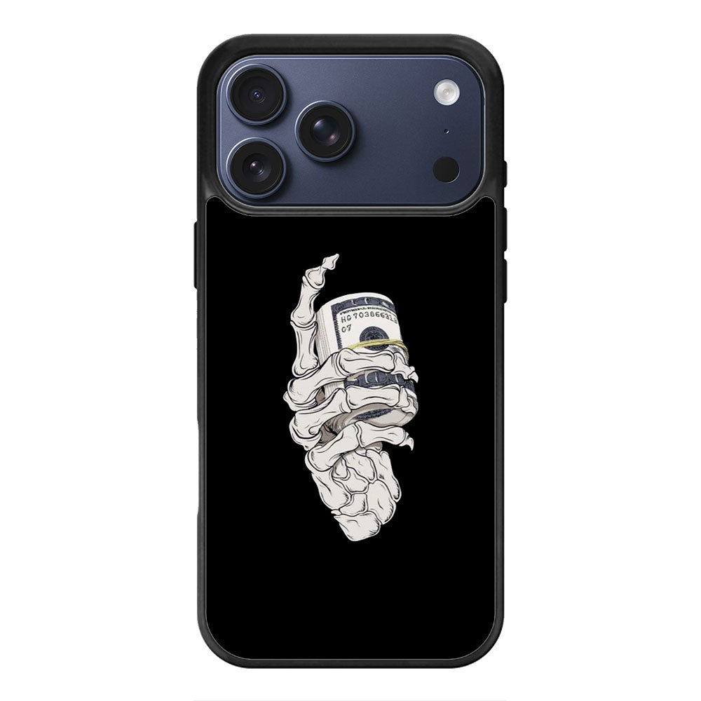 Skeleton Money Art iPhone 17 Pro Max Case Cover