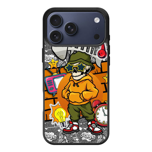 Street Skeleton Vibes iPhone 17 Pro Max Case Cover