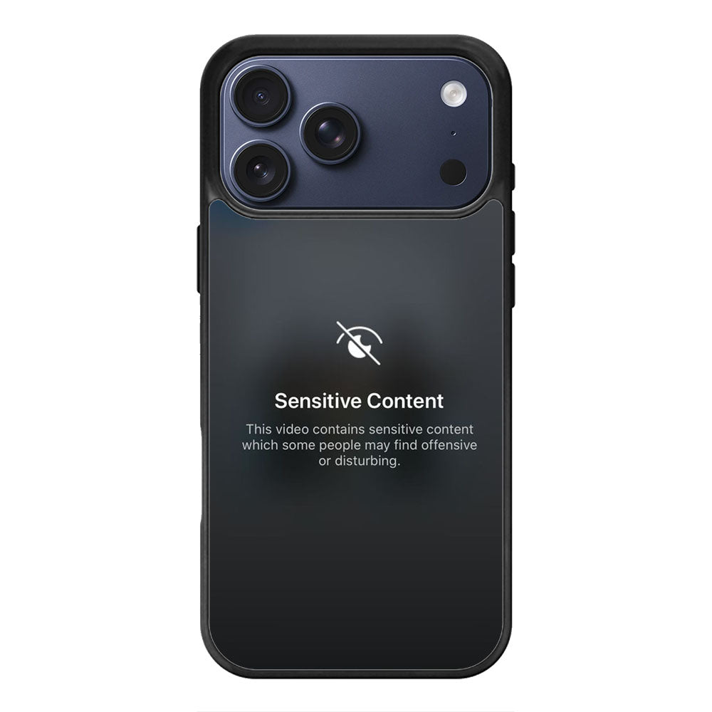 Screen Content Warn iPhone 17 Pro Max Case Cover