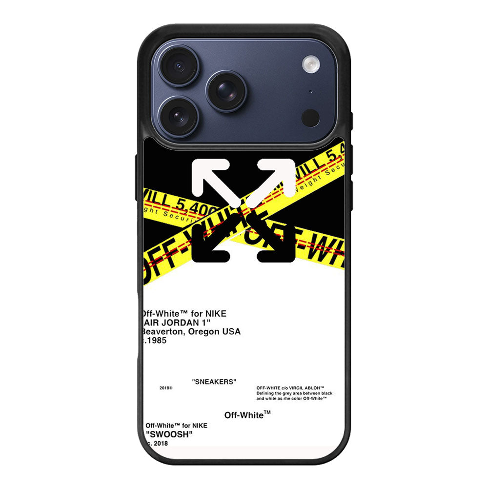 Minimal Street Tape Art iPhone 17 Pro Max Case Cover