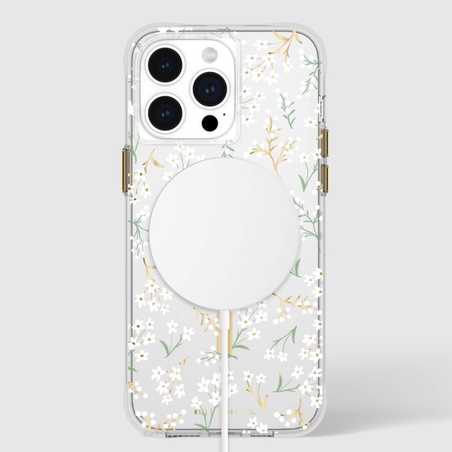 Phone Cases Case Mate Iphone 15 Pro Max | Rifle Paper Co. Petite Fleurs Magsafe