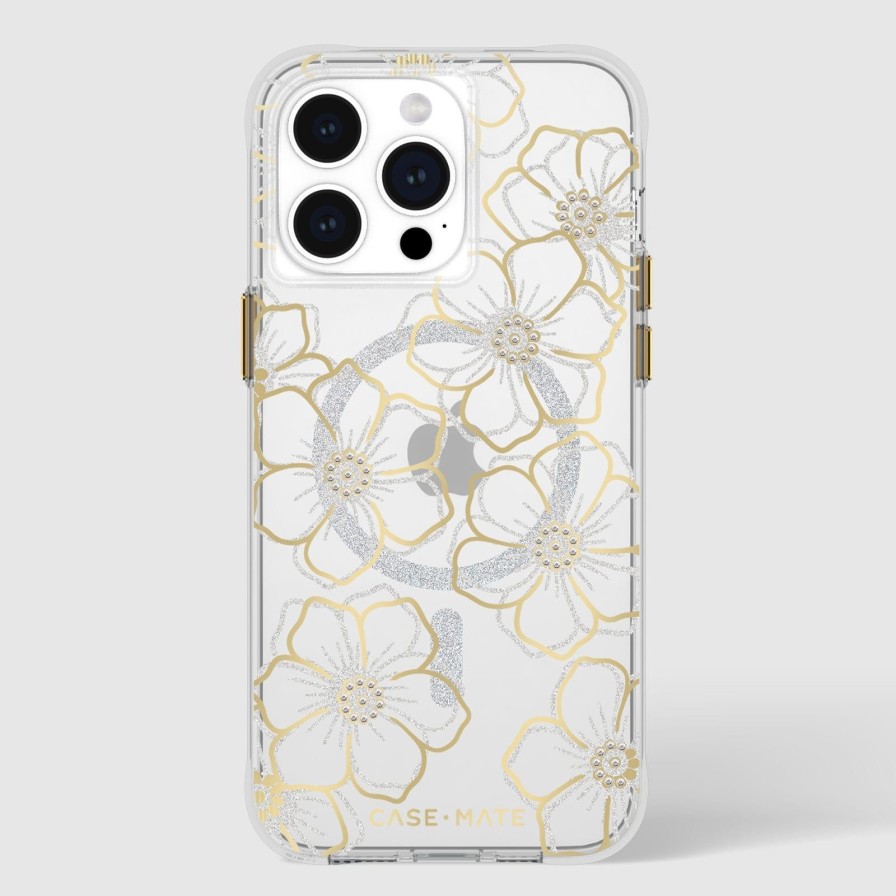 Phone Cases Case Mate Iphone 15 Pro Max | Floral Gems Magsafe