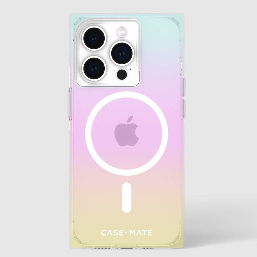 Phone Cases Case Mate Iphone 15 Pro | Iridescent Rainbow Blox Magsafe