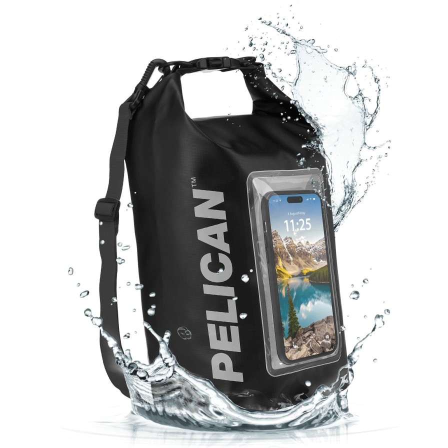 Accessories Case Mate Waterproof Dry Bags | Pelican Marine Waterproof 5L Dry Bag (Stealth Black)