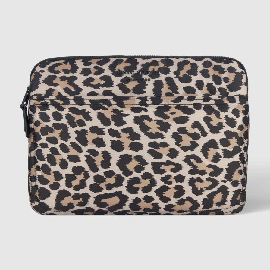 Accessories Case Mate Laptop & Folio Cases | Kate Spade New York Classic Leopard Puffer Sleeve