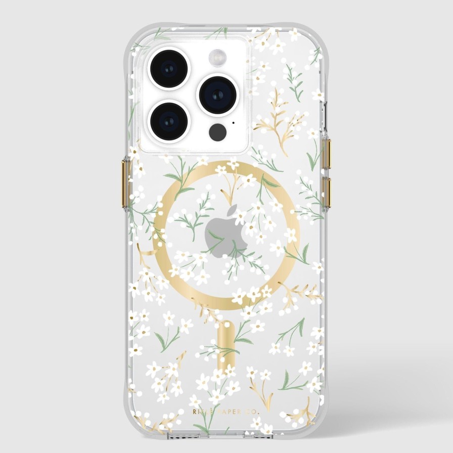 Phone Cases Case Mate Iphone 15 Pro | Rifle Paper Co. Petite Fleurs Magsafe