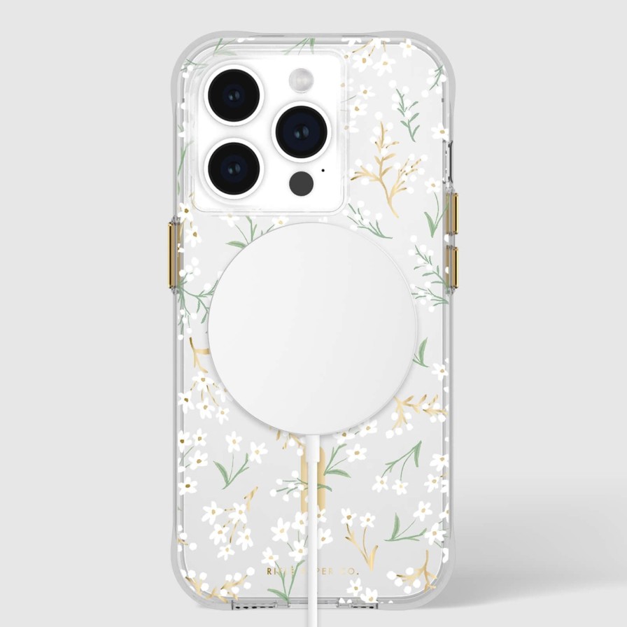 Phone Cases Case Mate Iphone 15 Pro | Rifle Paper Co. Petite Fleurs Magsafe