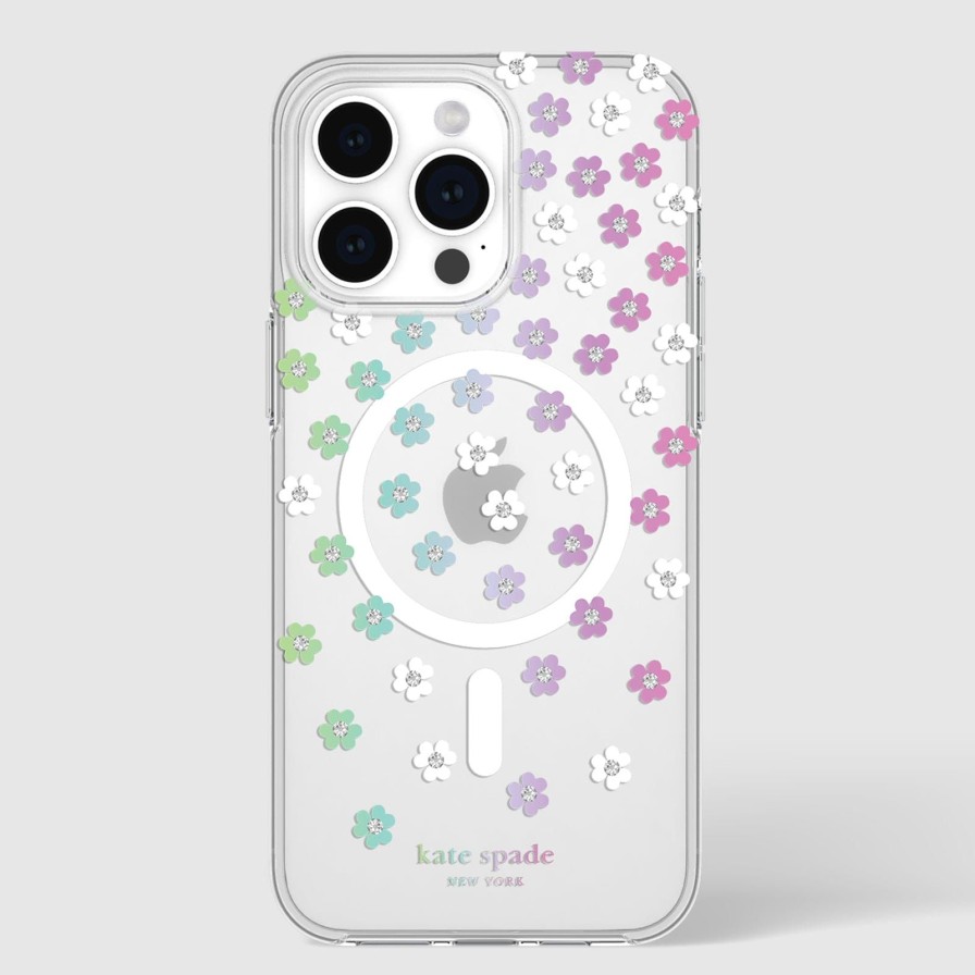 Phone Cases Case Mate Iphone 15 Pro Max | Kate Spade New York Scattered Flowers Magsafe