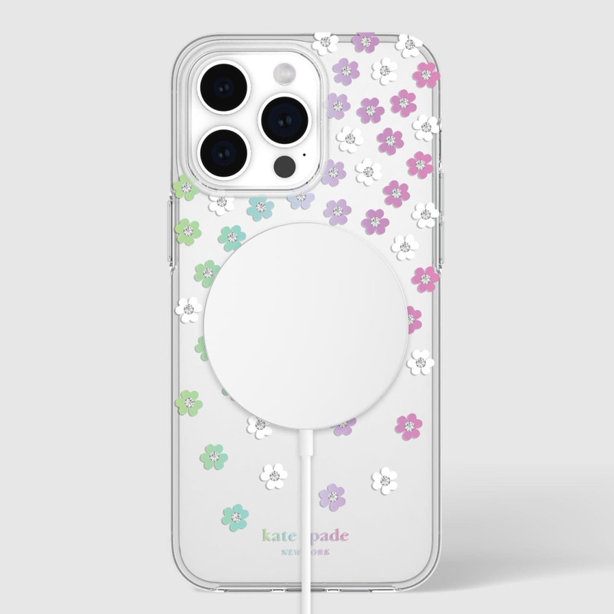 Phone Cases Case Mate Iphone 15 Pro Max | Kate Spade New York Scattered Flowers Magsafe