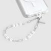 Accessories Case Mate Phone Charms & Straps | Silver Link Pearl Phone Charm