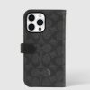 Phone Cases Case Mate Iphone 15 Pro | Coach Folio Signature Charcoal