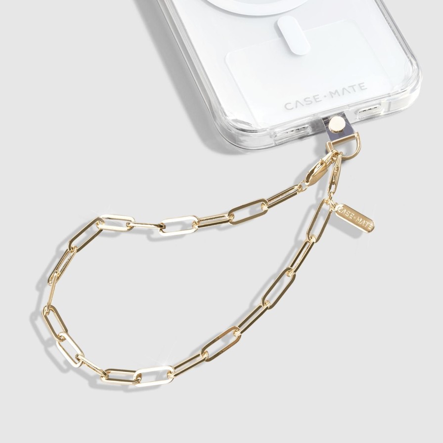 Accessories Case Mate Phone Charms & Straps | Gold Link Chain Phone Charm