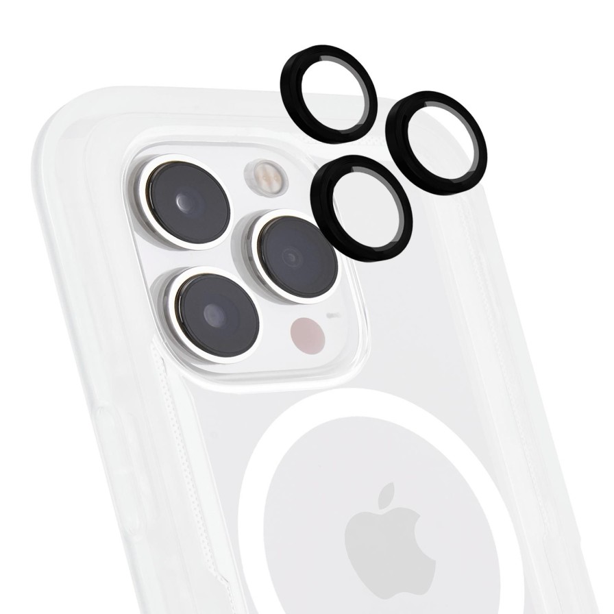 Accessories Case Mate Iphone 14 Pro Max/14 Pro | Pelican Aluminum Ring Lens Protector (Black)