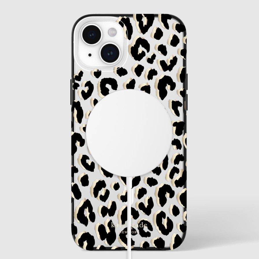 Phone Cases Case Mate Iphone 15 Plus | Kate Spade New York City Leopard Magsafe