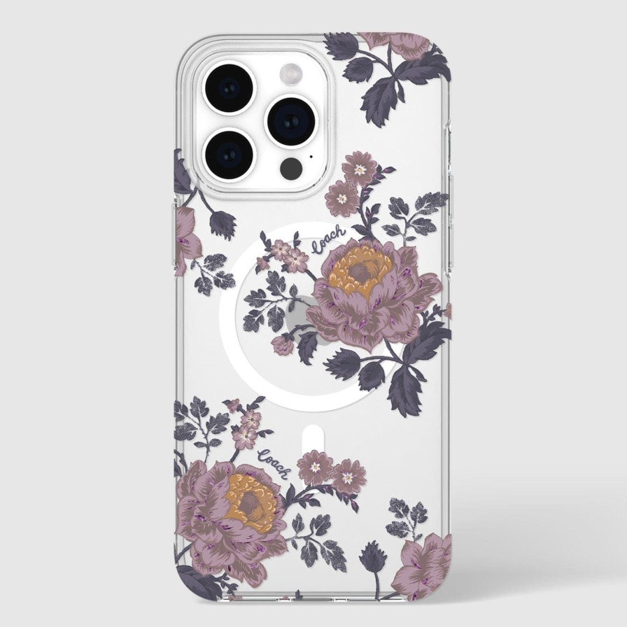 Phone Cases Case Mate Iphone 15 Pro Max | Coach Moody Floral Magsafe