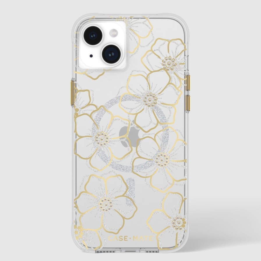 Phone Cases Case Mate Iphone 15 Plus | Floral Gems Magsafe