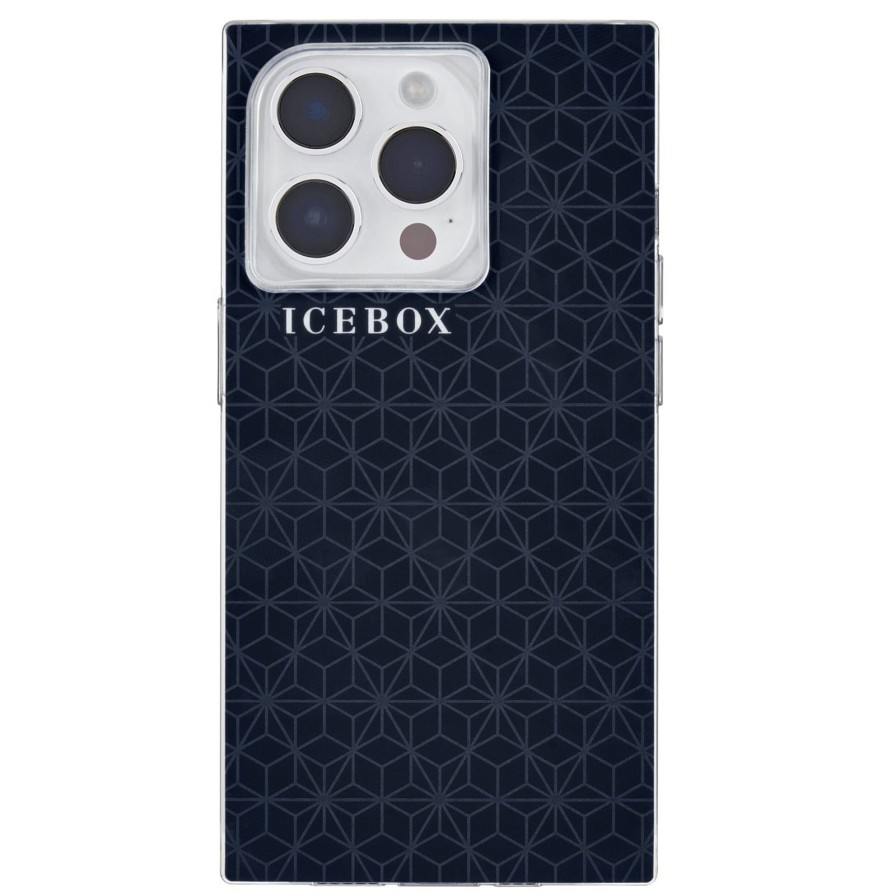 Phone Cases Case Mate Iphone 14 Pro | Icebox Facet Midnight Navy (Magsafe)