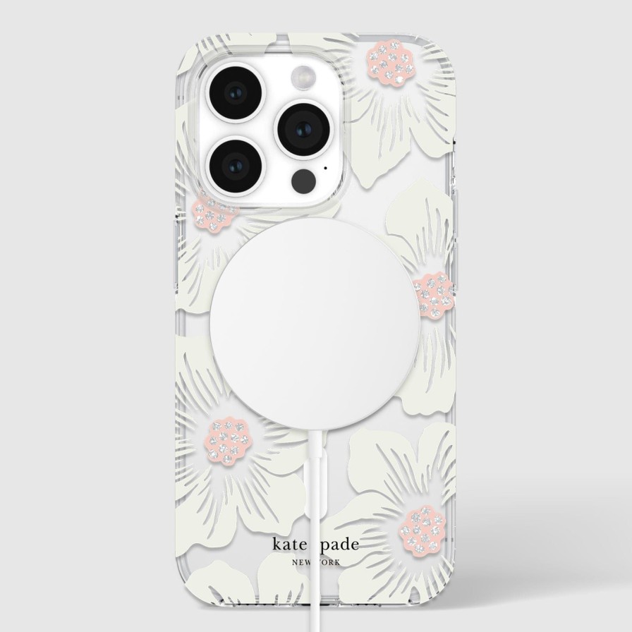 Phone Cases Case Mate Iphone 15 Pro | Kate Spade New York Hollyhock Magsafe