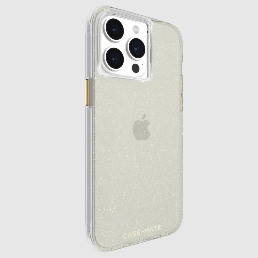 Phone Cases Case Mate Iphone 15 Pro Max | Sheer Crystal Gold