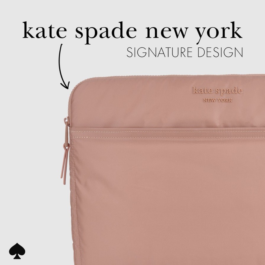 Accessories Case Mate Laptop & Folio Cases | Kate Spade New York Madison Rouge Nylon Puffer Sleeve