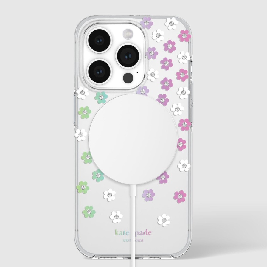 Phone Cases Case Mate Iphone 15 Pro | Kate Spade New York Scattered Flowers Magsafe