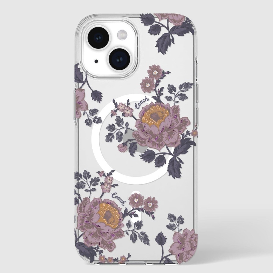 Phone Cases Case Mate Iphone 15 | Coach Moody Floral Magsafe