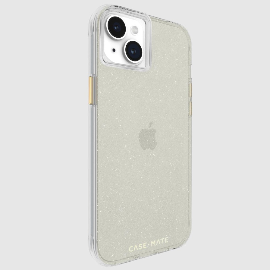 Phone Cases Case Mate Iphone 15 Plus | Sheer Crystal Gold