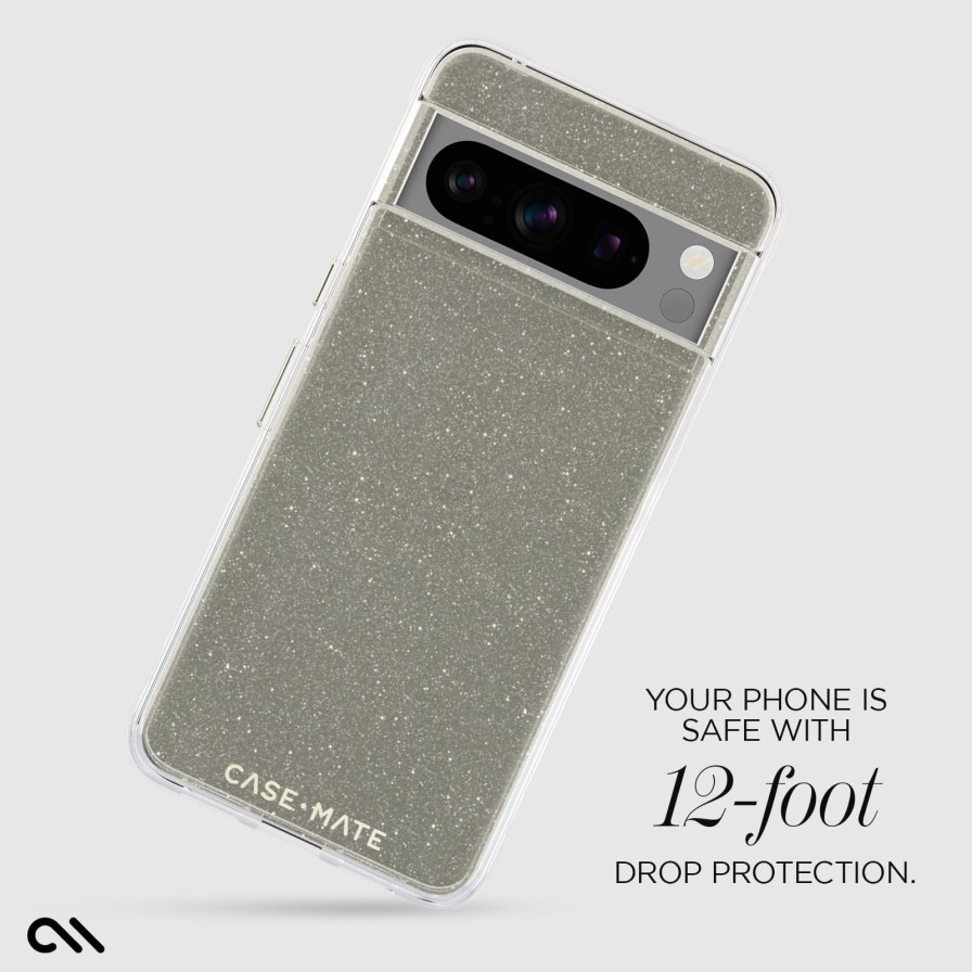 Phone Cases Case Mate Pixel 8 Pro | Sheer Crystal Gold