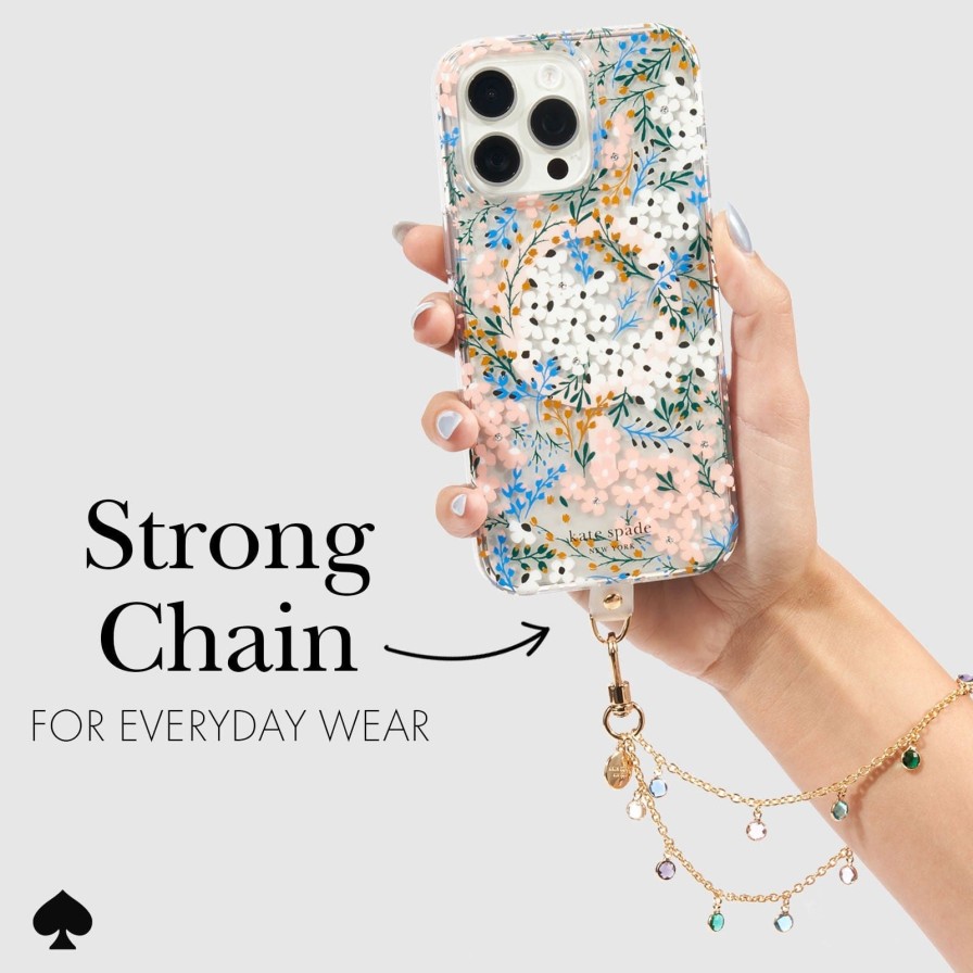 Accessories Case Mate Phone Charms & Straps | Kate Spade New York High Shine Phone Charm