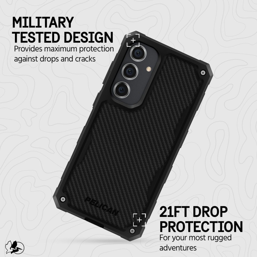 Phone Cases Case Mate Galaxy S24+ | Pelican Shield Carbon