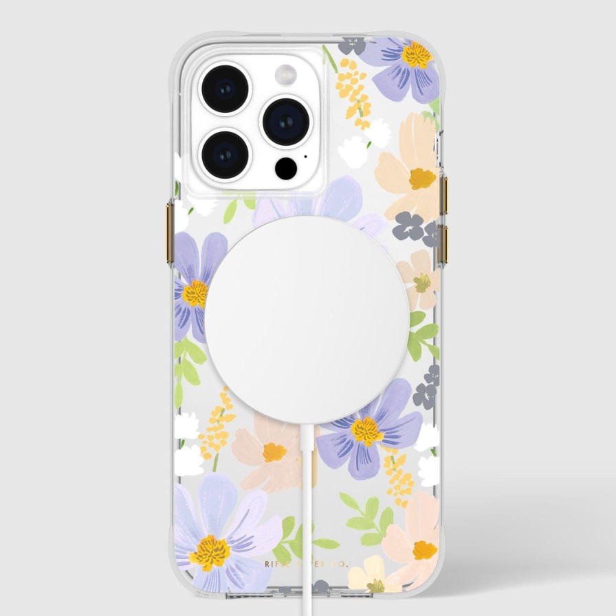 Phone Cases Case Mate Iphone 15 Pro Max | Rifle Paper Co. Pastel Marguerite Magsafe