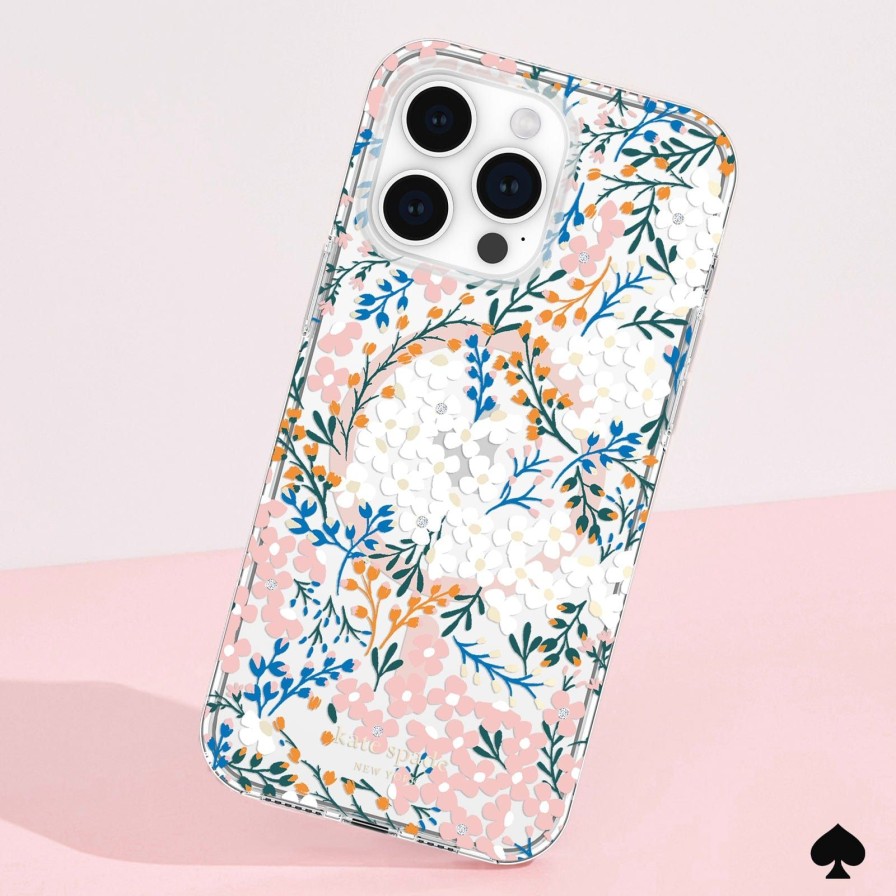 Phone Cases Case Mate Iphone 14 Pro Max | Kate Spade New York Multi Floral Rose Magsafe