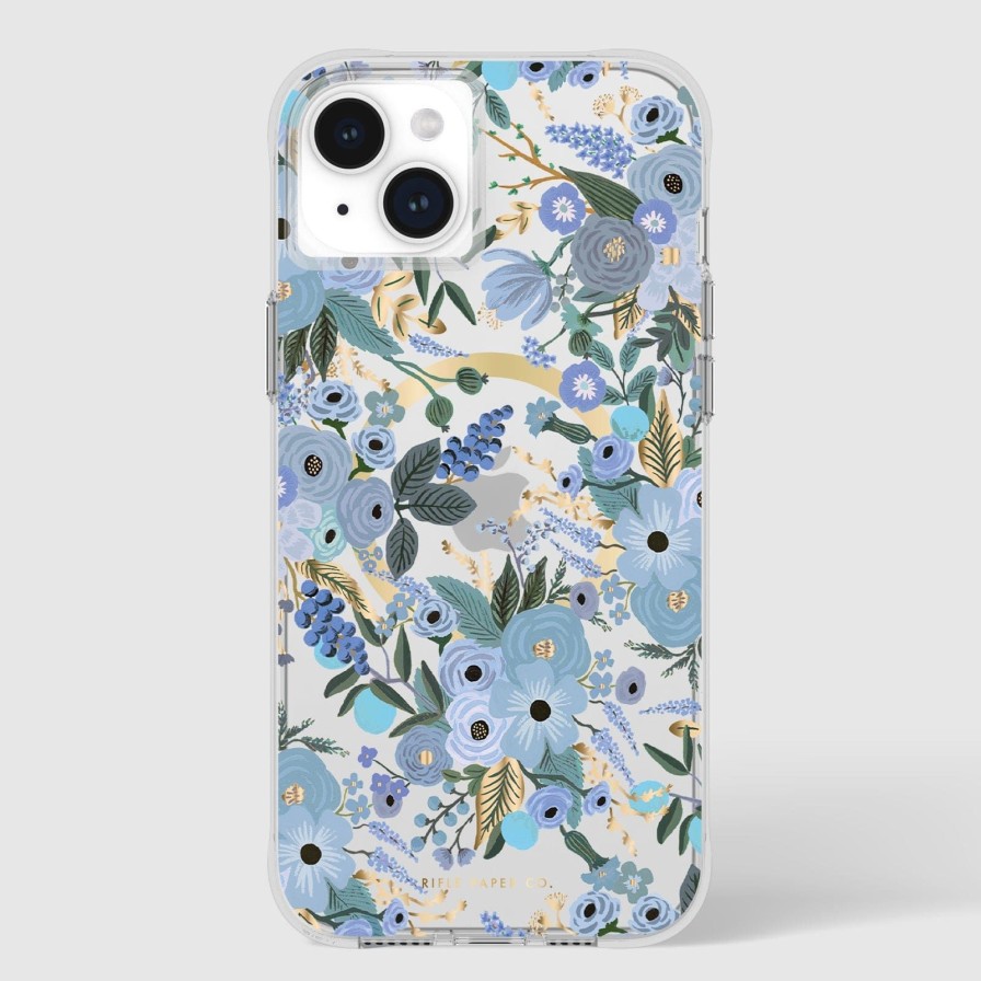 Phone Cases Case Mate Iphone 15 Plus | Rifle Paper Co. Garden Party Blue Magsafe