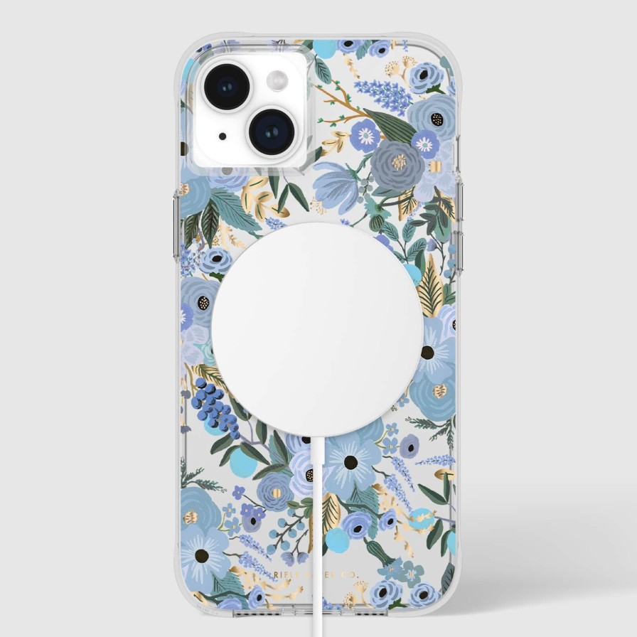 Phone Cases Case Mate Iphone 15 Plus | Rifle Paper Co. Garden Party Blue Magsafe