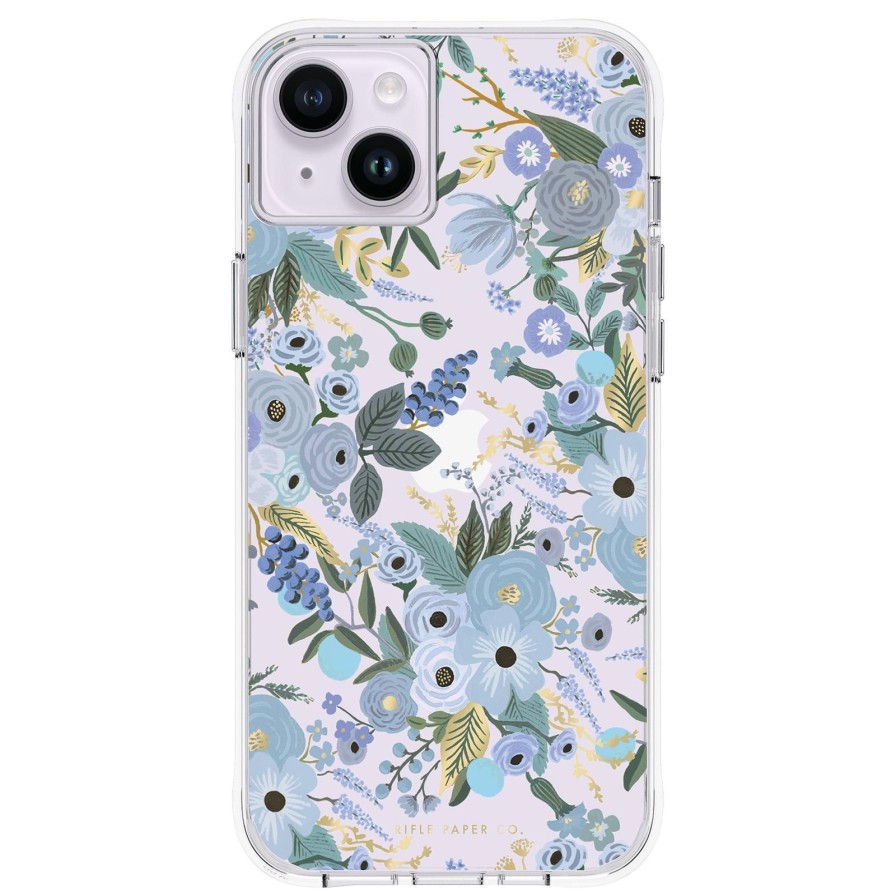 Phone Cases Case Mate Iphone 14 | Rifle Paper Co. (Garden Party Blue)