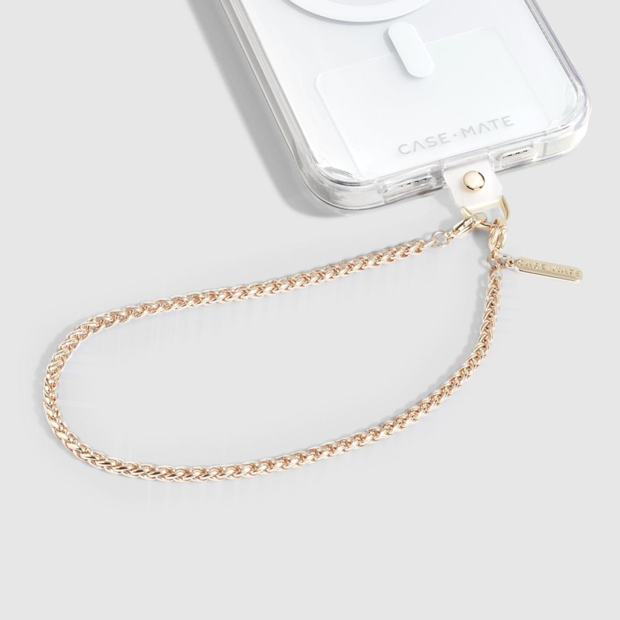 Accessories Case Mate Phone Charms & Straps | Dainty Gold Chain Phone Charm