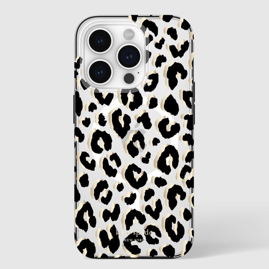 Phone Cases Case Mate Iphone 15 Pro | Kate Spade New York City Leopard Magsafe