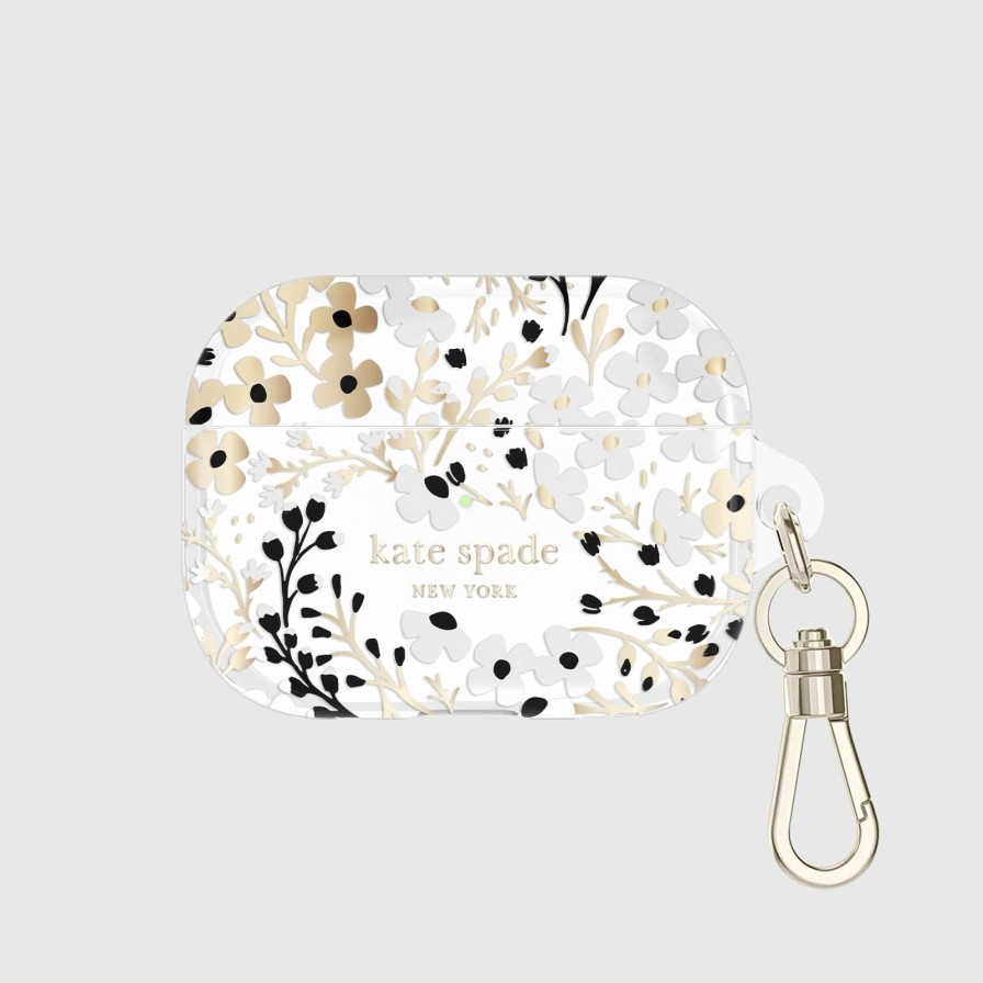 Accessories Case Mate Airpods Cases | Kate Spade New York Multi Floral Black And White