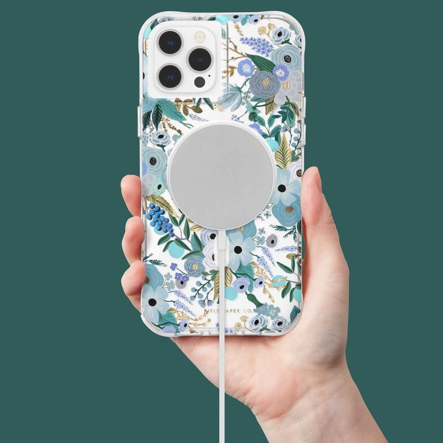 Phone Cases Case Mate Iphone 13 | Rifle Paper Co. Garden Party Blue (Magsafe)