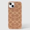 Phone Cases Case Mate Iphone 15 Plus | Coach Slim Wrap Signature Canvas Tan