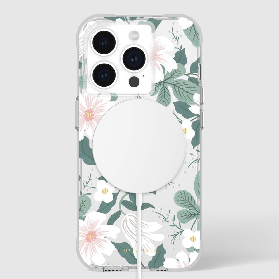 Phone Cases Case Mate Iphone 15 Pro | Rifle Paper Co. Willow Magsafe