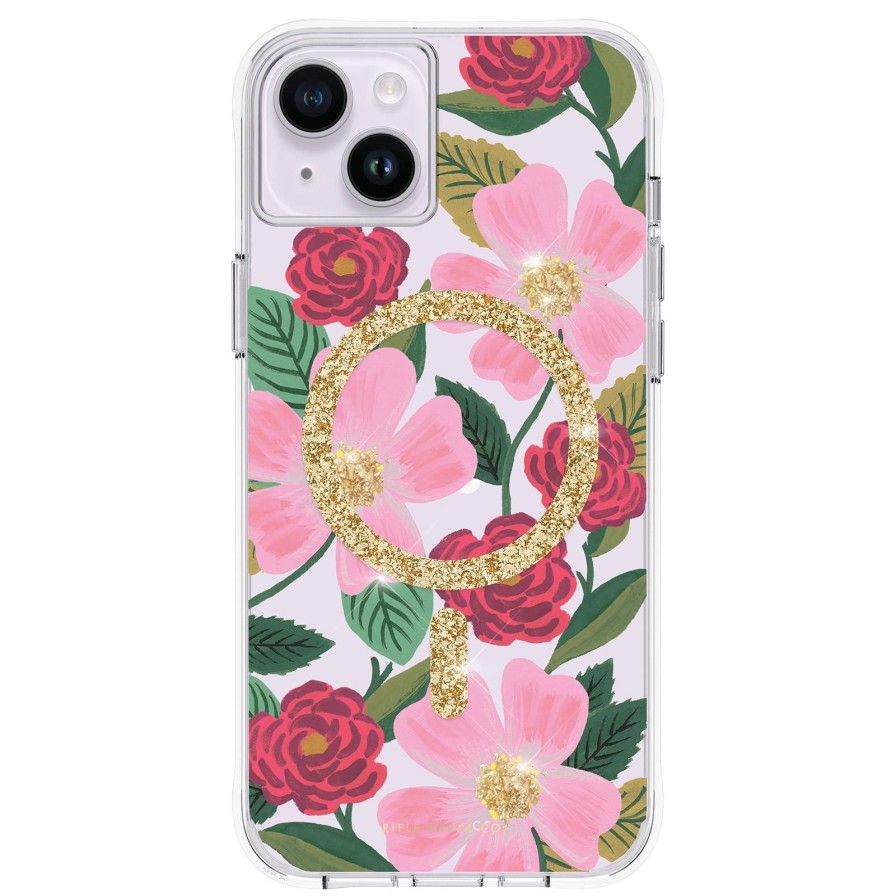 Phone Cases Case Mate Iphone 14 | Rifle Paper Co. Rose Garden (Magsafe)